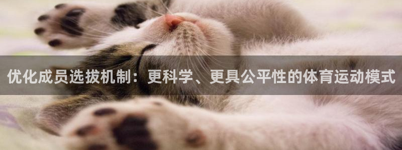 蓝鲸体育ios官网：优化成员选拔机制：更科学、更具公平性的体育运动模式